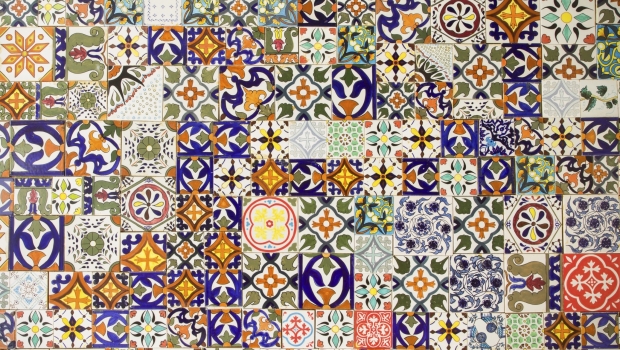 Decorated tiles