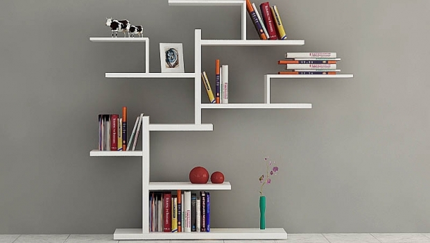 Design wall bookshelves
