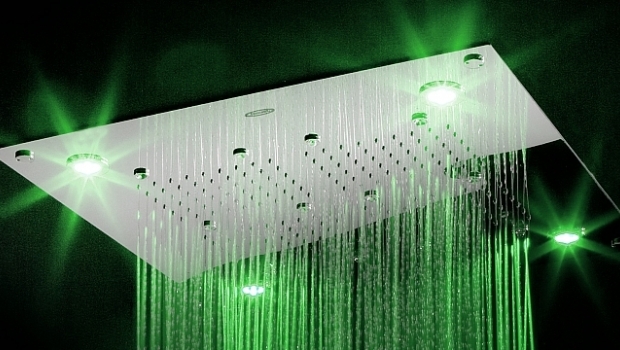 Chromotherapy showers