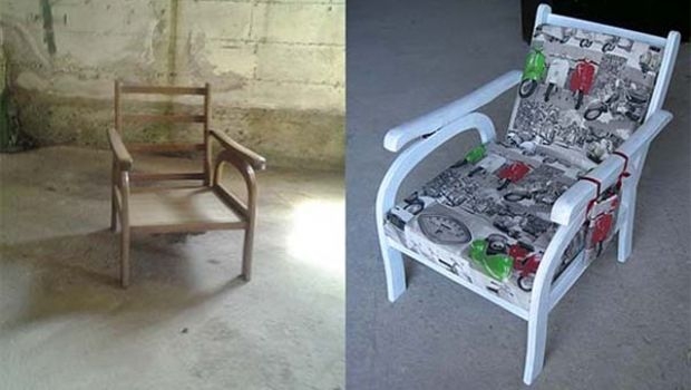 Recover old furniture with a touch of creativity