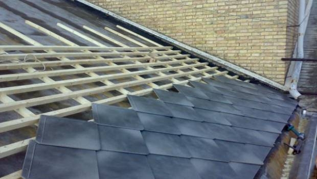 Ceramic roofing slate