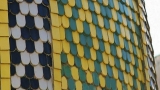 Colored tiles for roofs