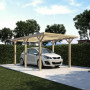 Tettoia-pergola per ricovero auto da Leroy Merlin