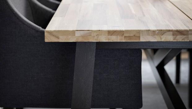 Skogsta wooden top table - Photo: Ikea