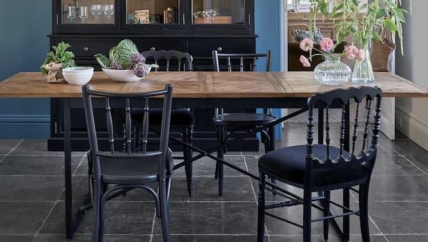 Nottingham extendable wooden table - Photo: La Redoute Interieurs