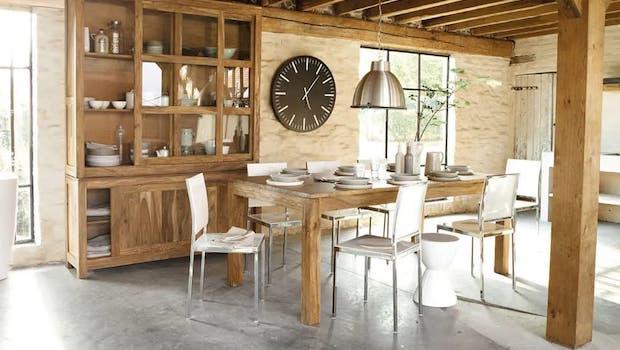 Stockholm extendable dining table - Photo: Maisons du Monde