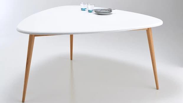 Modern kitchen tables: fixed model Jimi - Photo: La Redoute Interieurs