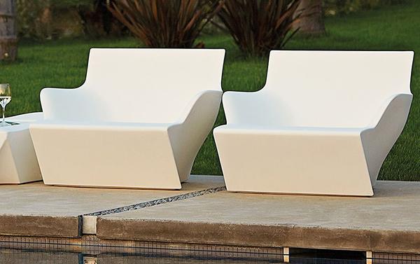 Slide outdoor armchairs by Kami San, by Sediarreda