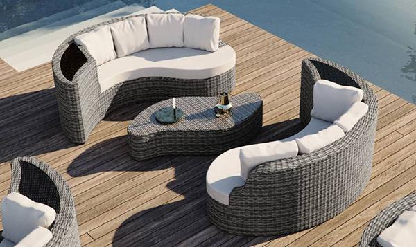 Yamelia outdoor lounge by Artelia