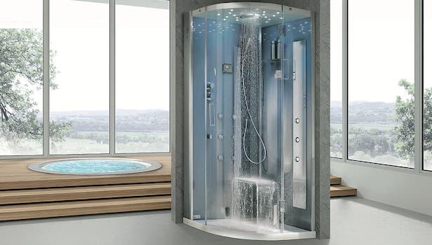 Tempo complete shower enclosure - Photo: Geromin