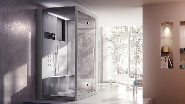 Frame IN2 hydromassage shower enclosure - Photo: Jacuzzi