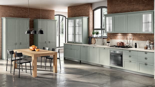 Cucine rustiche, modello Carattere di Scavolini