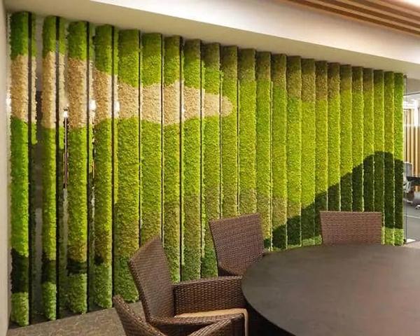 Moss Wall: la parete con lichene stabilizzato